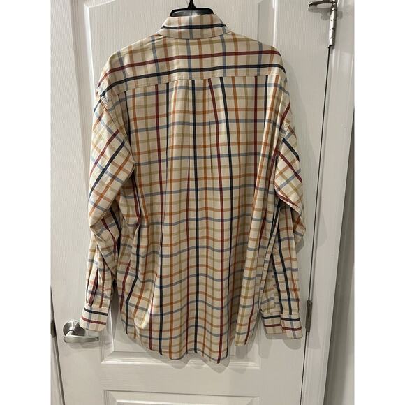 Bills Khakis Shirt Men's Large Button Down Multicolor Plaid Long Sleeve - Picture 2 of 4